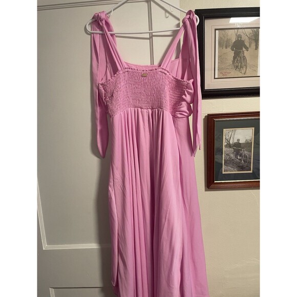 Show Me Your Mumu Runway Ruffle Dress - Pretty In Pink Size 1x - Picture 4 of 5
